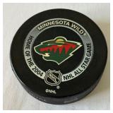 Minnesota Wild Hockey NHL Official Puck