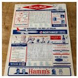 1964 Minnesota Twins Official Program vs. Detroit Tigers w/ Hamms Advertisement