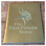 Minnesota Vikings 'The First Fifteen Years' Football Yearbook