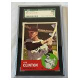 1963 Topps #96 Lous Clinton SGC 6 / 80 EX/NM Vintage Baseball Card