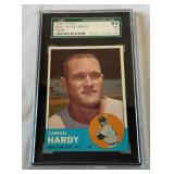 1963 Topps #468 High Number Carroll Hardy SGC 7 / 84 NM Vintage Baseball Card