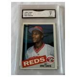 Eric Davis RC Graded 7 NM 1985 Topps #627 Rookie Baseball Card