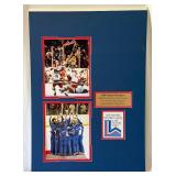 1980 Team USA Winter Olympics Hockey Mirafle on Ice Matted Photo Piece