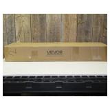 Snow Pusher Shovel, 40.55 in. Metal, Handle, Plastic, Outdoor Snowplow Shovel with Ergonomic Grip