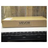 Snow Pusher Shovel with Wheels, 33.46 in. Metal, Handle, Bi-Metal, Wheeled Snowplow Shovel