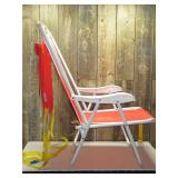Outdoor Portable Backpack Beach Chair White - Sun Squad