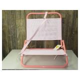 Outdoor Portable Beach Sand Chair Pink - Sun Squad