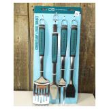 Charbroil 4pc Comfort Grip Tool Heat-Resistant Grill Cookware Set