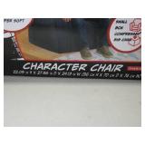 Spider-Man Kids' Compressed Foam Plush Chair Gray