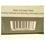 Hanging Lantern with LED Candle Black Metal Indoor Outdoor Wall Decor