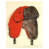 Fashion Accessories - Red Fur Hat