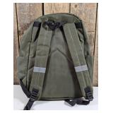 Locker Club Kids' 16L Nylon Backpack with Headphone Pencil Pouch - Olive Green