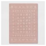 4'x5'6' Vintage Kids' Rug Pink - Pillowfort