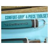 Charbroil 4pc Comfort Grip Tool Heat-Resistant Grill Cookware Set