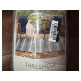 5' x 7' Striped Outdoor Rug Blue & White - Threshold