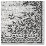 3'11' x 5'2' Country Azalea Indoor/Outdoor Rug Gray/Black - Nicole Miller