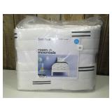 Twin/Twin Extra Long Satin Quilt White/Black - Room Essentials