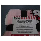 Hello Kitty plush throw... Hello Kitty plush throw...