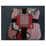Hello Kitty plush throw... Hello Kitty plush throw...