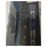 20 Two packs Parker Gel pen refills... 20 Two packs Parker Gel pen refills...