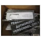36 Authorized Personnel Only signs... 36 Authorized Personnel Only signs...