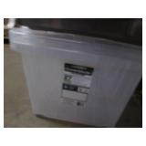 4 Covered File boxes, one is cracke... 4 Covered File boxes, one is cracke...