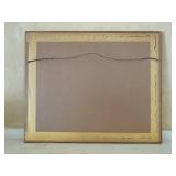 MOLDER Landscape Painting - Framed, Signed, Landscape Farmer Plowing Field with 2 Horses MOLDER Landscape Painting - Framed, Signed, Landscape Farmer Plowing Field with 2 Horses