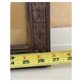 Forest Landscape with Path Leading to Water Signed Art Print in Ornate Dark Wood Frame Forest Landscape with Path Leading to Water Signed Art Print in Ornate Dark Wood Frame