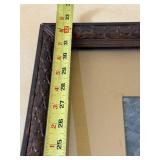 Forest Landscape with Path Leading to Water Signed Art Print in Ornate Dark Wood Frame Forest Landscape with Path Leading to Water Signed Art Print in Ornate Dark Wood Frame