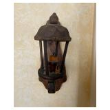Antique Decor Set: Iron Wall Sconce, Rustic Lantern, Carved Tile Panel, Wooden Plaque Antique Decor Set: Iron Wall Sconce, Rustic Lantern, Carved Tile Panel, Wooden Plaque