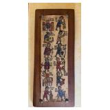 Antique Decor Set: Iron Wall Sconce, Rustic Lantern, Carved Tile Panel, Wooden Plaque Antique Decor Set: Iron Wall Sconce, Rustic Lantern, Carved Tile Panel, Wooden Plaque