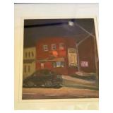 Framed Art Prints - Harbor Scene, City Street, Architecture (3 Pieces) Framed Art Prints - Harbor Scene, City Street, Architecture (3 Pieces)