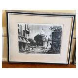 Framed Cityscape Prints - Black & White - Signed ALFON (Lot of 3) Framed Cityscape Prints - Black & White - Signed ALFON (Lot of 3)