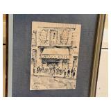 Framed Cityscape Prints - Black & White - Signed ALFON (Lot of 3) Framed Cityscape Prints - Black & White - Signed ALFON (Lot of 3)