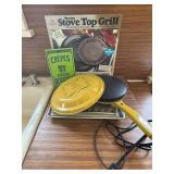 Crepe Maker Pan Set with Crepe Recipe Book, Burton Stove Top Grill Crepe Maker Pan Set with Crepe Recipe Book, Burton Stove Top Grill
