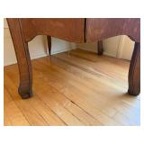 Victrola Console Cabinet With Built-In Record Storage, Curved Legs Victrola Console Cabinet With Built-In Record Storage, Curved Legs