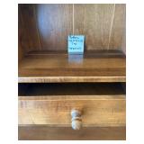 Moosehead 2 Piece Hutch Cabinet - Early American Furniture - 3 Drawers & 2 Doors Moosehead 2 Piece Hutch Cabinet - Early American Furniture - 3 Drawers & 2 Doors