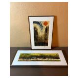 Framed Cityscape Prints - Urban Skyline Duo (Lot of 2) Framed Cityscape Prints - Urban Skyline Duo (Lot of 2)