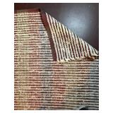 Area Rug - Striped Multicolor with Fringed Edges Area Rug - Striped Multicolor with Fringed Edges
