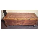 Piedmont Red Cedar Blanket Chest - Cedar Storage Chest with Brass Hardware Piedmont Red Cedar Blanket Chest - Cedar Storage Chest with Brass Hardware
