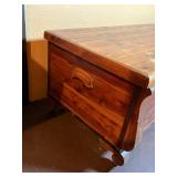 Piedmont Red Cedar Blanket Chest - Cedar Storage Chest with Brass Hardware Piedmont Red Cedar Blanket Chest - Cedar Storage Chest with Brass Hardware