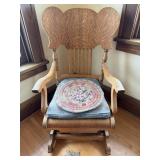 Rocking Chair - Oak Wood Arts & Crafts Rocking Chair - Oak Wood Arts & Crafts