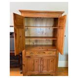 Pennsylvania House Solid Wood Cabinet With Upper Doors, 1 Drawer & Lower Storage Pennsylvania House Solid Wood Cabinet With Upper Doors, 1 Drawer & Lower Storage