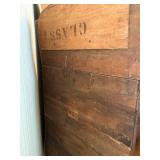 Antique Secretary Desk with Drop-Front Writing Surface, Pigeonholes & Glass Door Bookcase Antique Secretary Desk with Drop-Front Writing Surface, Pigeonholes & Glass Door Bookcase