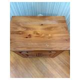 Pennsylvania House Nightstand Wood Cabinet - 2-Drawer, 2-Door Storage Pennsylvania House Nightstand Wood Cabinet - 2-Drawer, 2-Door Storage