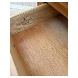 Pennsylvania House Nightstand Wood Cabinet - 2-Drawer, 2-Door Storage Pennsylvania House Nightstand Wood Cabinet - 2-Drawer, 2-Door Storage