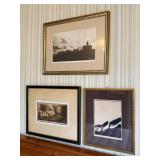 Framed Art Prints - Landscape & Castle Scenes (Lot of 3) Framed Art Prints - Landscape & Castle Scenes (Lot of 3)