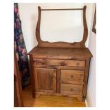 Amish Heritage Furniture Washstand with Towel Bar - Solid Wood, 5-Drawer & 1-Door Amish Heritage Furniture Washstand with Towel Bar - Solid Wood, 5-Drawer & 1-Door