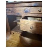 Amish Heritage Furniture Washstand with Towel Bar - Solid Wood, 5-Drawer & 1-Door Amish Heritage Furniture Washstand with Towel Bar - Solid Wood, 5-Drawer & 1-Door