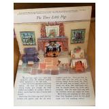 Large Teddy Bear, McLoughlin Bros. The Jolly Jump-Ups Favorite Nursery Stories - 1912 Vintage Children's Book Large Teddy Bear, McLoughlin Bros. The Jolly Jump-Ups Favorite Nursery Stories - 1912 Vintage Children's Book